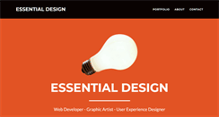 Desktop Screenshot of essentialdesignltd.com